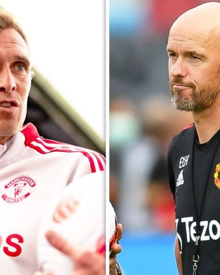 Le patron de Man Utd, Erik ten Hag, fait peaufiner Darren Fletcher après la rangée de Ralf Rangnick