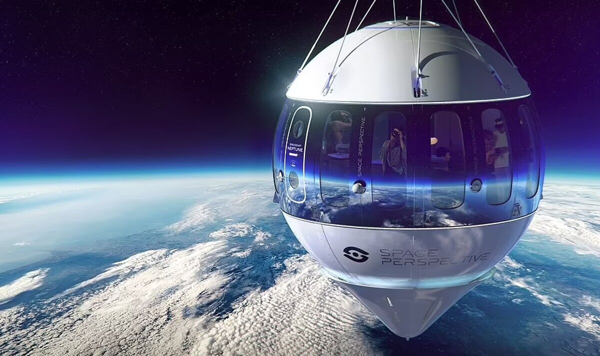 Le rival de SpaceX dévoile un vaisseau spatial `` ballon '' pour transporter les touristes au bord de l'espace