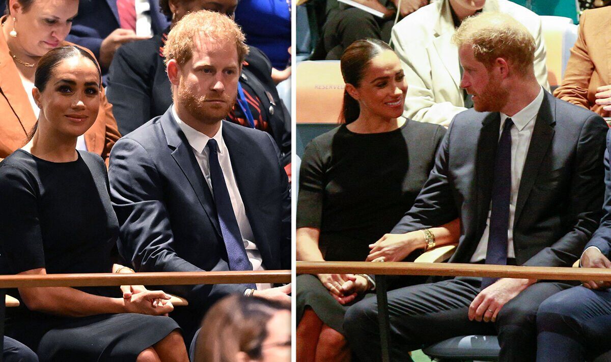 Meghan Markle a offert un "soutien silencieux" au prince Harry "nerveux" alors qu'il prononçait un discours à l'ONU