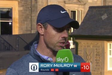Rory McIlroy se méfie de deux rivaux "phénoménaux" à l'Open et admet ses regrets au deuxième tour