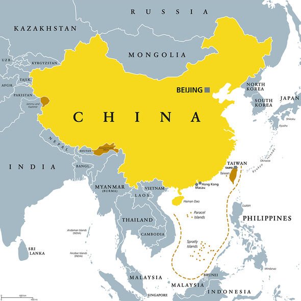 Taïwan : la position du pays près de la Chine cartographiée