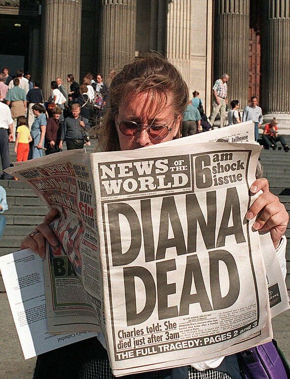 Journaux La mort de Diana