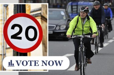 SONDAGE À CYCLISME : Les cyclistes de toute la Grande-Bretagne devraient-ils faire face à des limites de vitesse de 20 mph ?