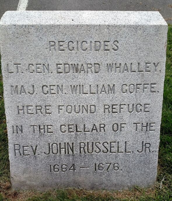 Un mémorial du colonel William Goffe à Hadley, Massachusetts