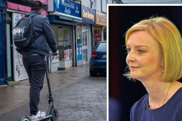 Interdisez les e-scooters `` hideux et dangereux '' des routes britanniques ou risquez `` le chaos et le carnage '', a exhorté Truss