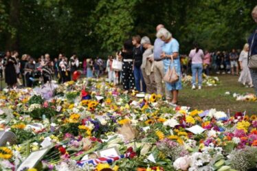 «La reine aurait voulu cela» Les personnes en deuil de Green Park déposent des hommages de fleurs et de cartes