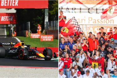 Max Verstappen a hué à travers la ligne lors d'une arrivée controversée au Grand Prix d'Italie