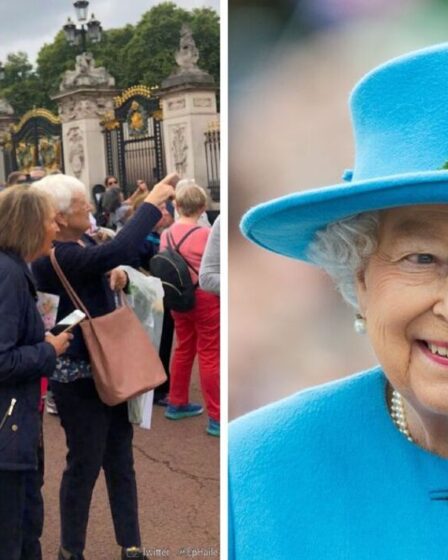 Tyson Fury et sa femme Paris rendent un hommage émouvant à la reine Elizabeth II au palais de Buckingham