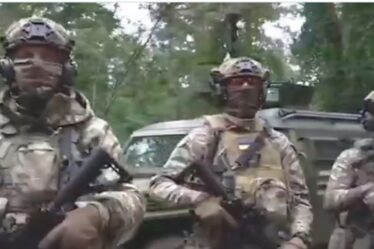 Les gardes-frontières ukrainiens téléchargent une vidéo effrayante avertissant les conscrits de Poutine