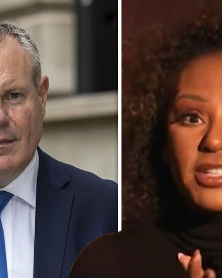 Mel B confronte le député limogé Conor Burns avec un tweet énigmatique sur un commentaire qu'il a fait "en ascenseur"