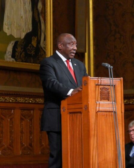 Le roi Charles accueille le président sud-africain Ramaphosa au palais de Westminster