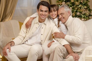 Andrea Bocelli et ses enfants Virginia et Matteo jouent dans un film de Noël musical enchanté