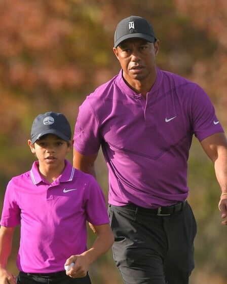Tiger Woods parle des chances de golf de son fils Charlie avant le retour au parcours