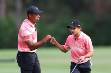 Tiger Woods s'ouvre sur le fait de jouer avec son fils Charlie après avoir tiré 59 au championnat PNC