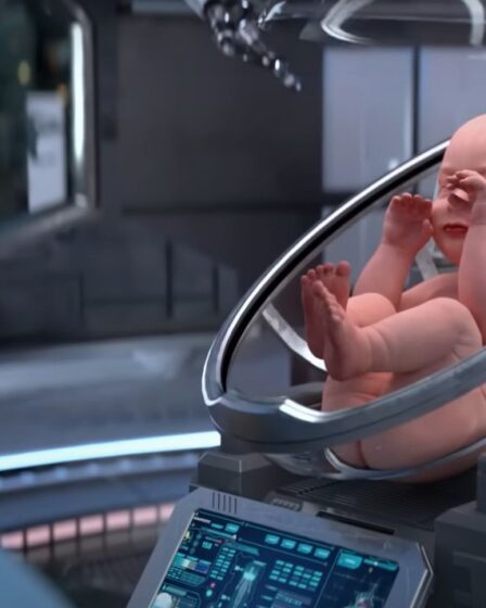 Un scientifique crée un film explorant des cosses d'accouchement futuristes laissant certains téléspectateurs "consternés"