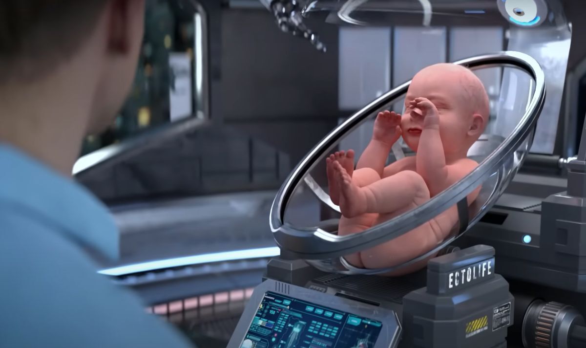 Un scientifique crée un film explorant des cosses d'accouchement futuristes laissant certains téléspectateurs "consternés"