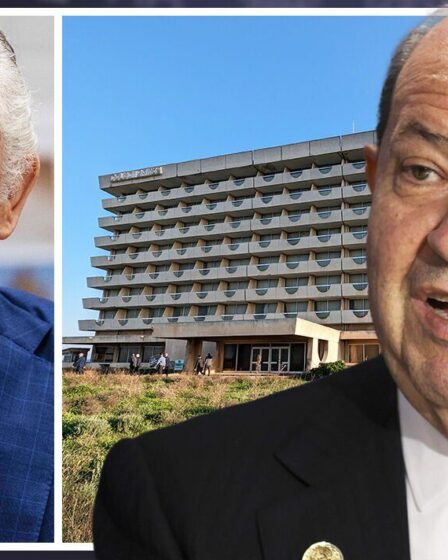 Chypre du Nord tente de séduire Charles en l'invitant à un hôtel 7 étoiles abandonné "propriété de l'entreprise"