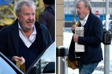 Jeremy Clarkson a l'air dur alors qu'il retourne enfin au travail après les excuses de Meghan Markle