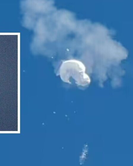 Le ballon espion chinois soupçonné "portait potentiellement des explosifs" et mesurait 200 pieds