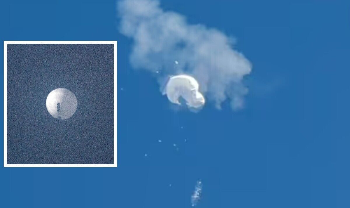 Le ballon espion chinois soupçonné "portait potentiellement des explosifs" et mesurait 200 pieds