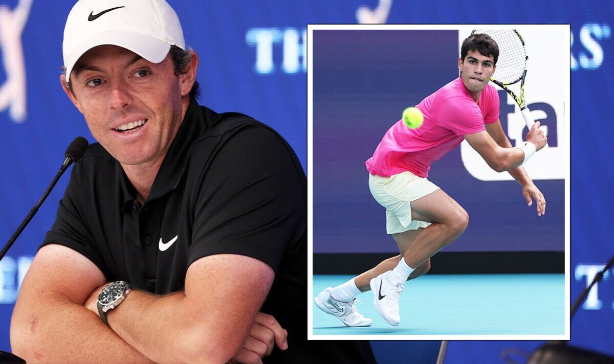 Le meilleur attribut de Carlos Alcaraz décrit par Rory McIlroy en tant qu'as du tennis salué "incroyable"