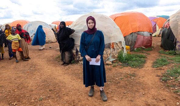 La journaliste Hanna a visité des camps de personnes déplacées à Baidoa