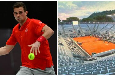 La star italienne du tennis a laissé le visage rouge au Masters de Rome alors que presque aucun fan ne se présente pour son match