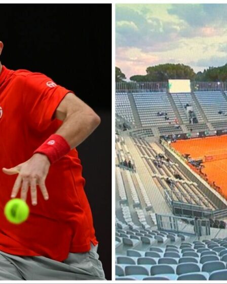 La star italienne du tennis a laissé le visage rouge au Masters de Rome alors que presque aucun fan ne se présente pour son match