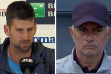 Novak Djokovic lève le voile sur la rencontre à Rome avec le "fan de tennis passionné" Jose Mourinho