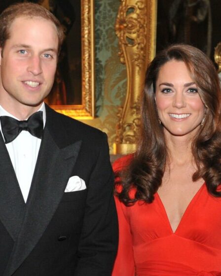 Kate portait une robe rouge vif de 595 £ avec un « décolleté plongeant » en 2011 – mais ne l'a pas portée depuis