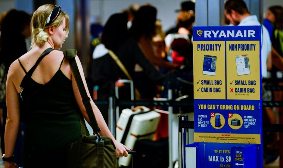 Franchise bagages Ryanair à l'aéroport