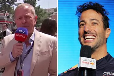 Martin Brundle suggère une clause secrète dans l'accord de Daniel Ricciardo après avoir " flâné "