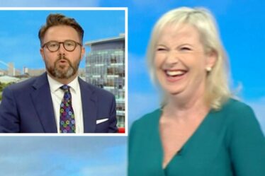 Carol Kirkwood a laissé le visage rouge alors que la co-star de BBC Breakfast souligne une erreur