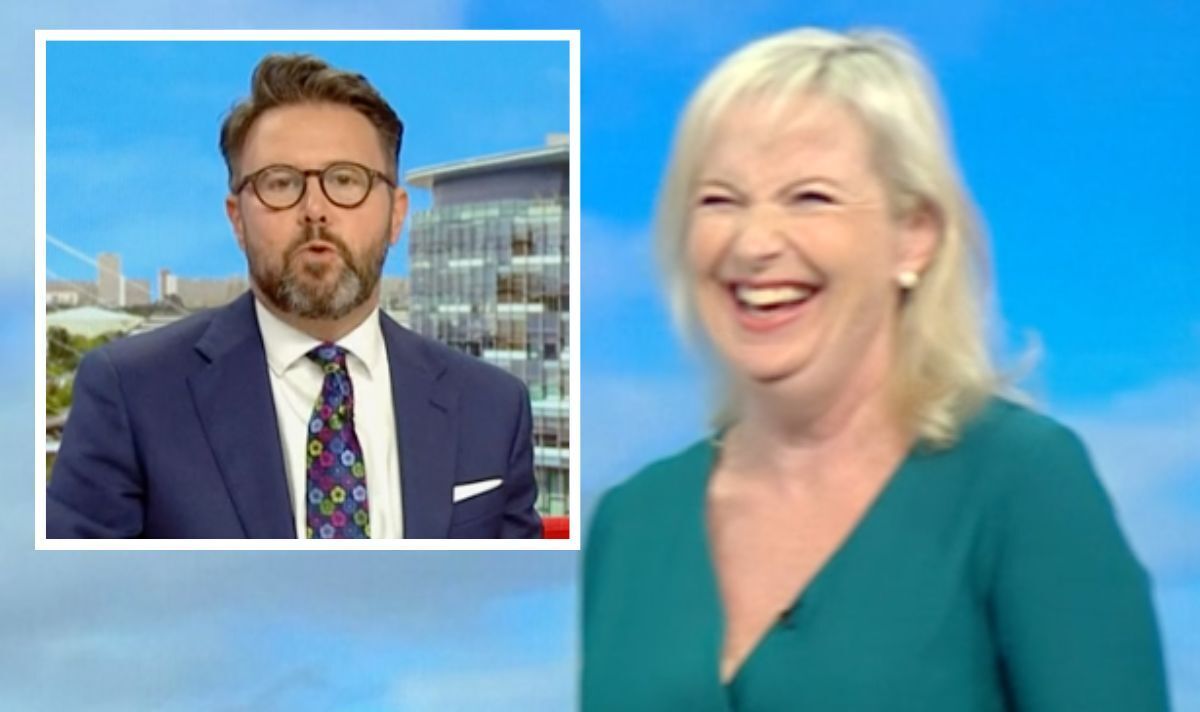 Carol Kirkwood a laissé le visage rouge alors que la co-star de BBC Breakfast souligne une erreur