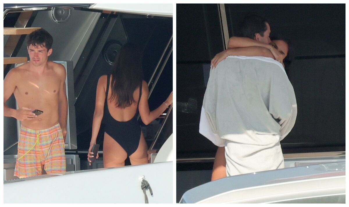 Charles Leclerc photographié sur un yacht avec sa nouvelle petite amie profitant des vacances d'été en F1