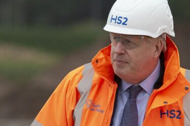 Boris Johnson qualifie le plan HS2 de Rishi Sunak de « sommet de la folie »