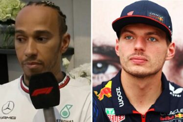 F1 LIVE: Lewis Hamilton propose un changement radical alors que Max Verstappen vise Sergio Perez à creuser