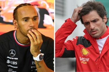 F1 news : Carlos Sainz pris dans le chaos du vol et Lewis Hamilton puni