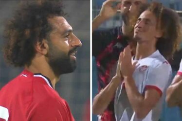 La star de Man Utd se moque brutalement de Mohamed Salah lors de la victoire internationale alors que l'as de Liverpool réagit