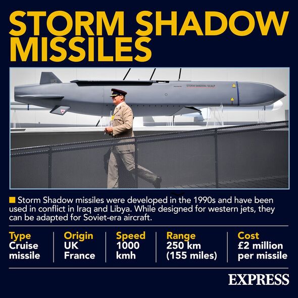 Le Royaume-Uni a annoncé qu'il enverrait Storm Shadows en Ukraine en mai de cette année. 