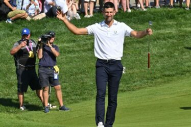 Novak Djokovic était « très nerveux » lors du match des étoiles de la Ryder Cup alors que l'icône détaille les plans de Rome