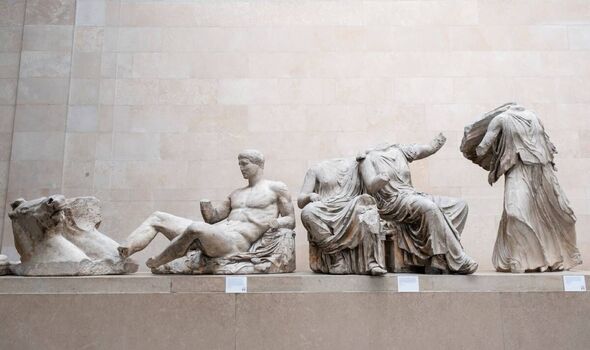 Les marbres d'Elgin exposés au British Museum