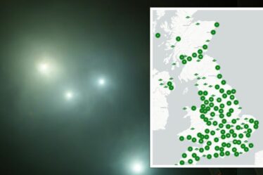 Près de 1 000 ovnis repérés au Royaume-Uni en seulement deux ans – toutes les observations inexpliquées cartographiées