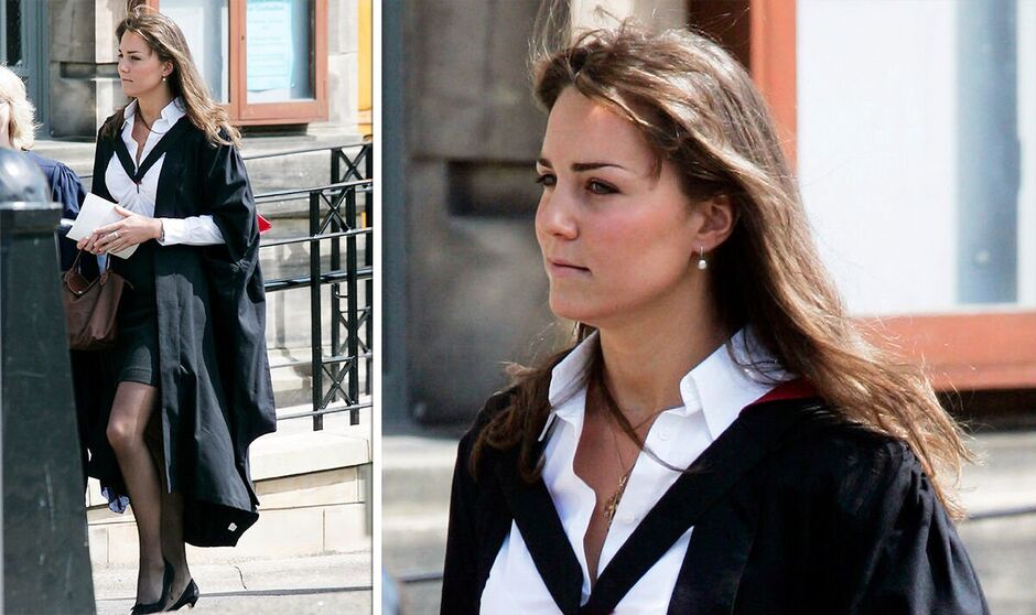 Kate Middleton à la remise de son diplôme, 2005