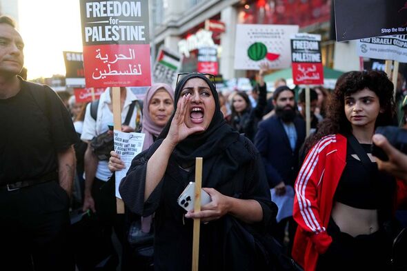 Manifestation pro-palestinienne à Londres