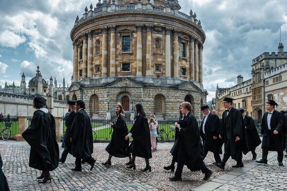 Cérémonie de remise des diplômes de l'Université d'Oxford Angleterre Royaume-Uni