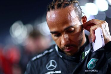 F1 LIVE: Lewis Hamilton pénalisé après le GP du Qatar en raison d'un pilote malade avec son casque