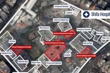 Israël partage des « preuves concrètes » que le Hamas a construit un QG souterrain sous l’hôpital de Gaza