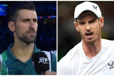 Finales ATP EN DIRECT : Andy Murray interpelle le chef alors que Novak Djokovic met brusquement fin à son interview