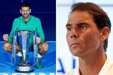 Finales ATP EN DIRECT : l'entraîneur de Novak Djokovic plaisante sur Rafael Nadal alors que le Serbe reçoit un salaire de 3,5 millions de livres sterling